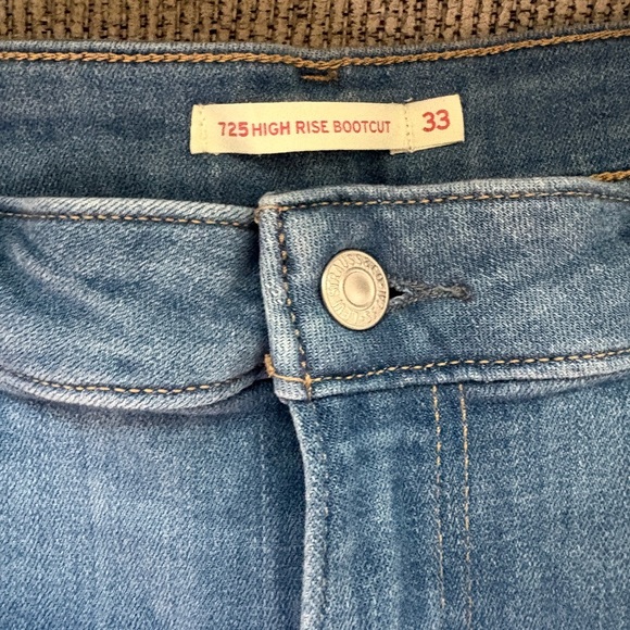 Levi's Blue Boot Cut Jeans Classic Denim - Picture 2 of 4